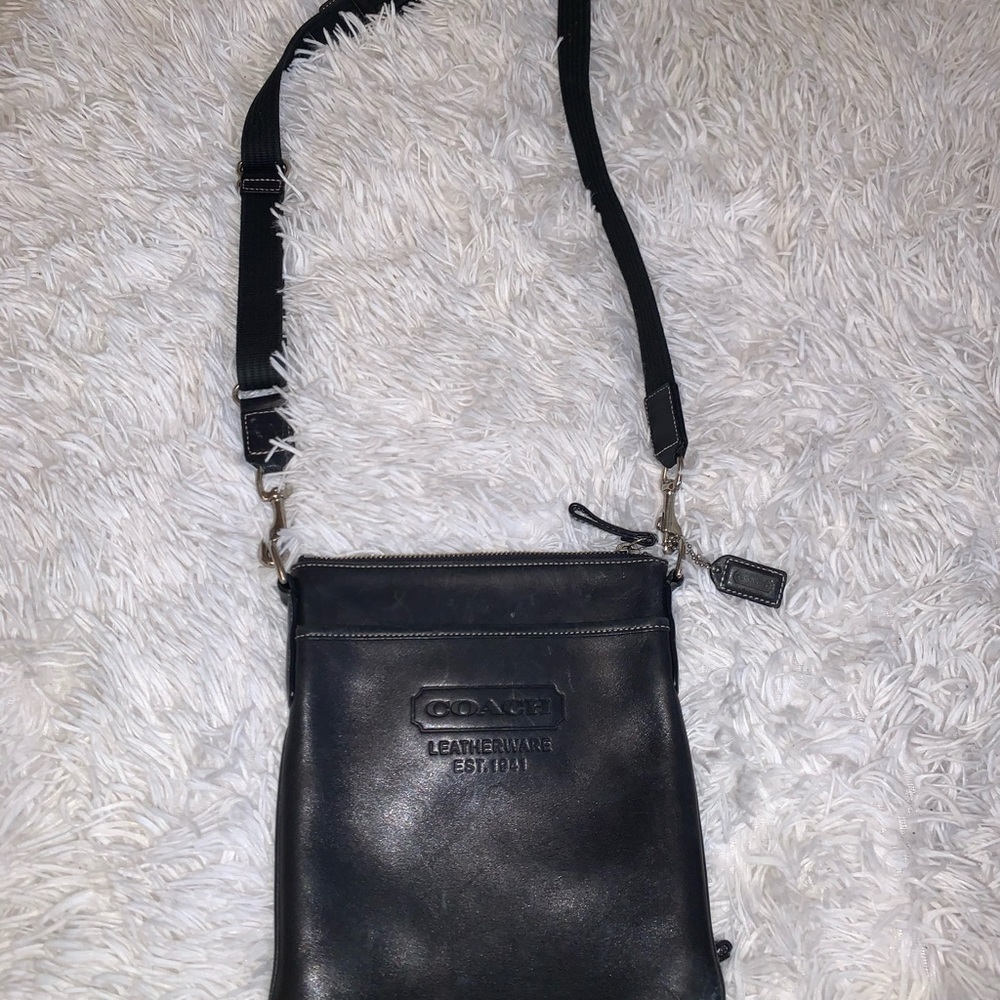 Coach black crossbody bag